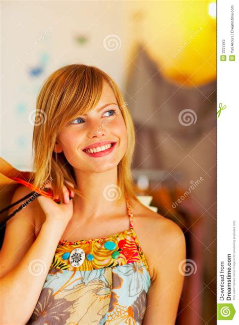 casual girl with shopping bags stock image image of beauty portrait 3337983