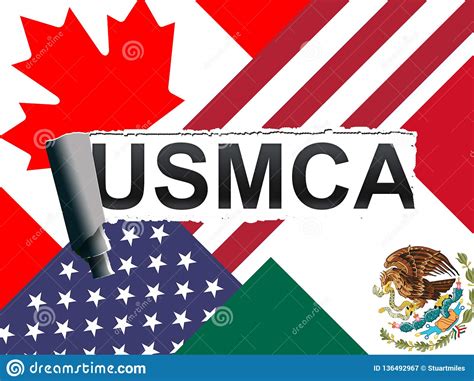 Be the first to discover secret destinations, travel hacks, and more. USMCA United States Mexico Canada Agreement Trade - 3d ...