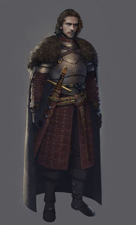 Noble Male Warrior Rpg Character Character Creation Character