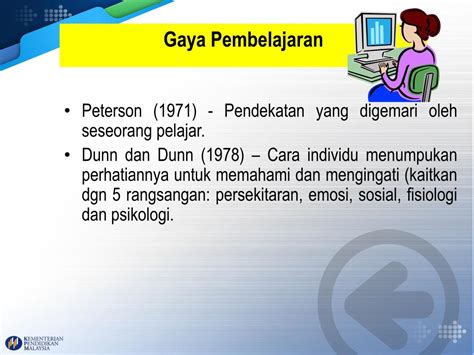 Model ini menerangkan empat gaya pembelajaran berasakan perbezaan individu iaitu PPT - REKA BENTUK INSTRUKSIONAL & TEORI INSTRUKSIONAL ...