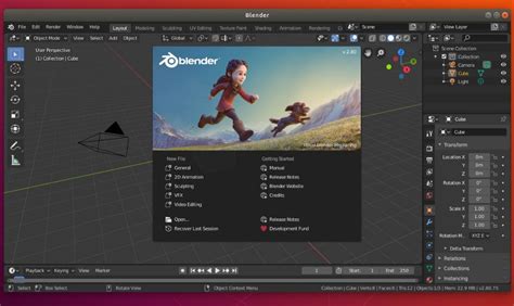 Install Latest Blender 3d Graphics Software For Ubuntu Linux