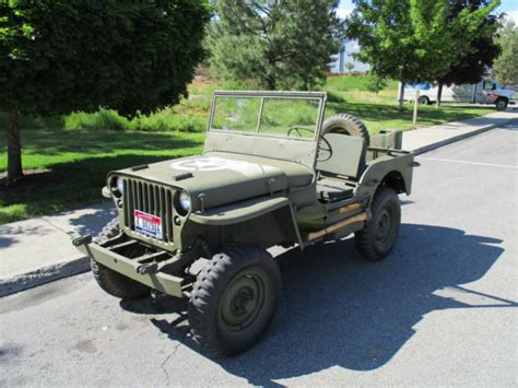 1943 Willys Mb Jeep Flat Fender For Sale Willys 1943 For Sale In Post