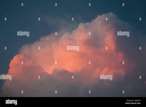 Sunset Storm Clouds Stock Photo Alamy