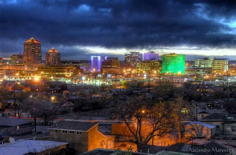 Albuquerque Skyline New Mexico New Mexico Usa Weather