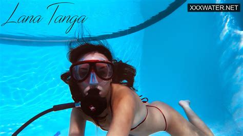 Underwater Show Hungarian Pornstar Lana Tanga Orgasming Underwater