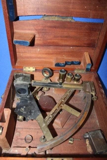 historic 1852 captain s presentation sextant for saving ship auction