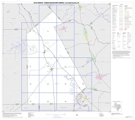 2010 Census County Block Map Live Oak County Index The Portal To
