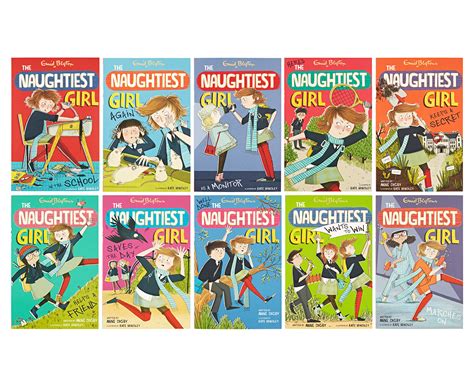 Enid Blyton Books The Naughtiest Girl Series 1 To 10 10 Book Collection Nz