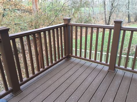 Th Deck With Trex Select Saddle Color Flooring Trex Transcend Tree