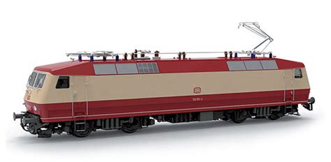 120, traffic red, little trapeze, old db logo, roof serie version. LS Models 16582S BR 120 120 005-4 Ellok H0 Modellbahn Katalog