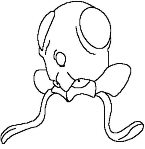 Tentacool Coloring Page Coloring Pages