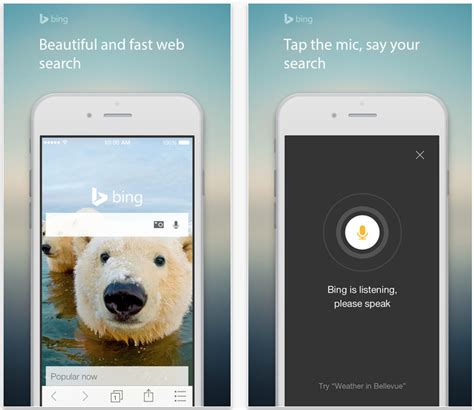 Bing Ios Apps Updated With Refreshed Homescreens Ipad