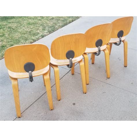 These products come with adjustable features such as varying heights and cushioning so that you can comfortably sit on them. 1960s Giancarlo Piretti Xylon for Ki Bent Plywood Dining ...