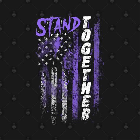 Eating Disorders Awareness Stand Together Flag Eating Disorders T