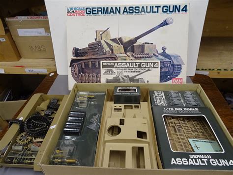 Boxed Bandai 115 Big Tank Collection Radio Controlled German Assault