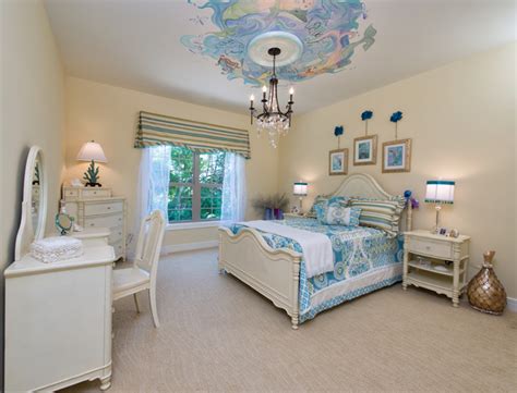 Little mermaid princess ariel blog underwater theme bedrooms. Girls Mermaid Bedroom - Traditional - Bedroom - Columbus ...