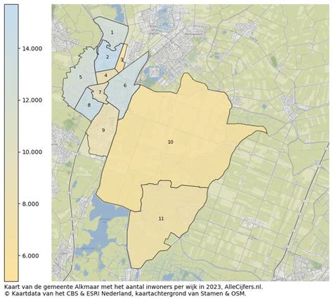 Alle Wijken Buurten En Woonplaatsen In De Gemeente Alkmaar Update