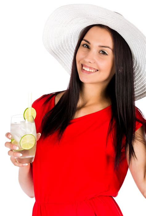 Woman Holding A Drink Free Stock Photo Public Domain Pictures