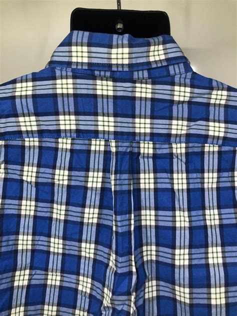 abercrombie and fitch men s short sleeve check shirt multicoloured cotton size xl ebay