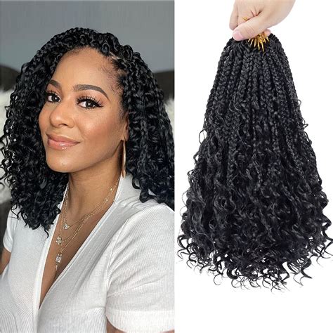 Buy Goddess Box Braids Crochet Hair Inch Packs Pre Looped Bohemian