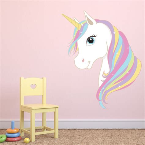 There isn't anything more embarrassing than getting a painting so generic it can be located in every department store, so take a while to obtain the most suitable provider. White Unicorn Rainbow Sparkle Wall Sticker