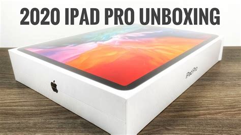 2020 Ipad Pro Unboxing And Whats New Youtube