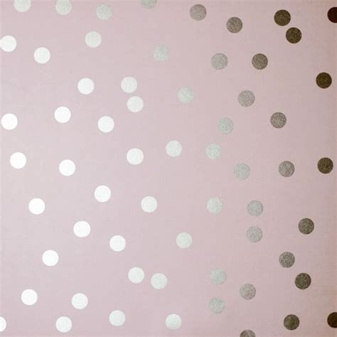 Dotty Polka Dot Wallpaper Blush / Rose Gold Arthouse 685000 in 2020