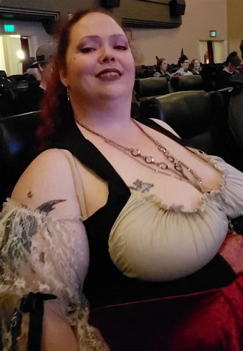 Slutty Pdx Bbw Wife C Showing Off Her Big Tits On Halloween Pics