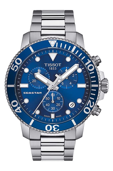 Tissot Seastar 1000 Blue Dial Mens Watch T1204171104100