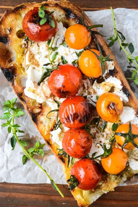 Grilled Cherry Tomato Bruschetta The View From Great Island