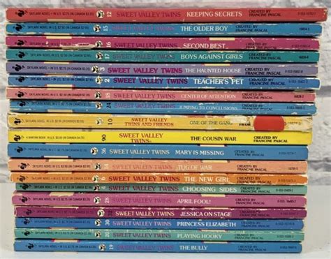 VINTAGE LOT OF Sweet Valley Twins Paperback Books By Francine Pascal PicClick
