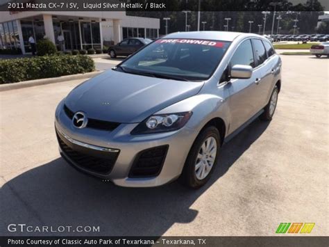 Our liquid silver metallic grand touring tester sported awd and carried an msrp of $33,340. Liquid Silver Metallic - 2011 Mazda CX-7 i SV - Black ...