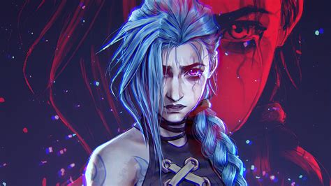 Arcane Jinx Netflix Series 4k 5201e Wallpaper Iphone Phone