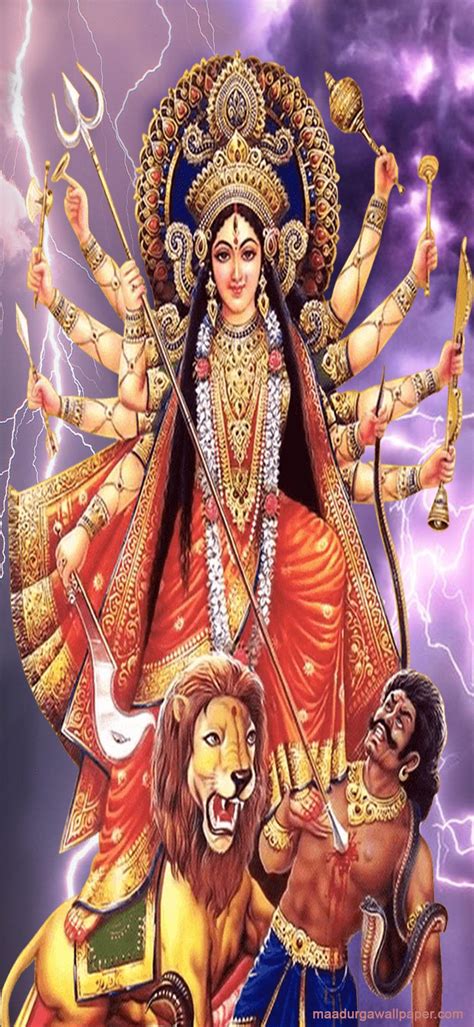 Durga Mata Hd Mobile Wallpapers Wallpaper Cave