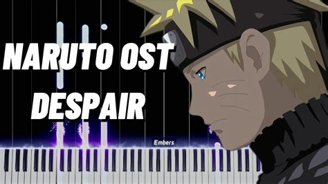 Naruto Ost Despair Synthesia Samijan Piano Youtube