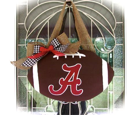 Love This Football Door Hangers Alabama Door Hanger Door Wreath Hanger