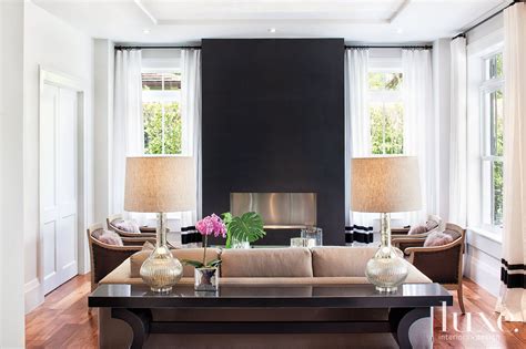Contemporary White Living Room Luxe Interiors Design