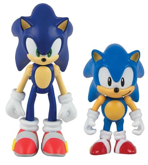 Classic Sonic 2 Pack Figures With Comic Book In 2021 Classic Sonic