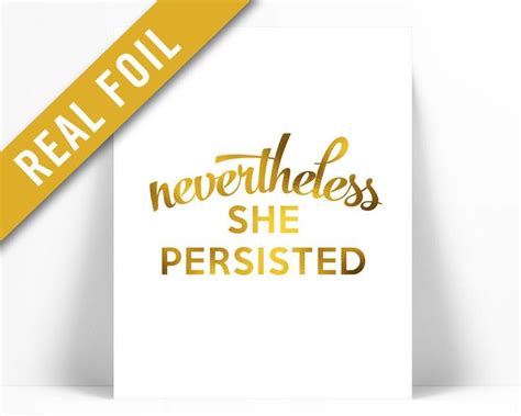 a white card with gold foil that says real foll neverhles she perished