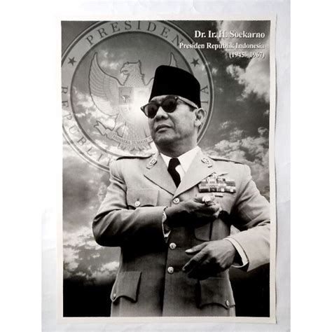 Jual Poster Presiden Nkri Irsoekarno Ukuran Besar 50 × 70 Cm Shopee