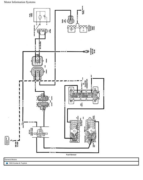 General Motors Truck Kodiak And Topkick Wiring Diagrams 1993