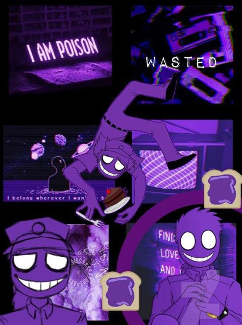 Fnaf Purple Guy Collage Purple Guy Fnaf Anime Fnaf