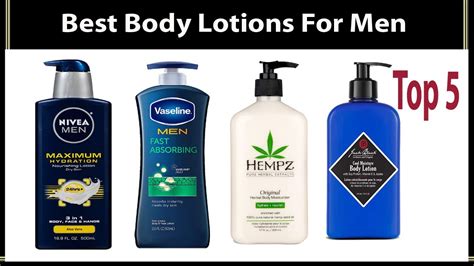 Top 5 Best Body Lotions For Men 2021 Youtube