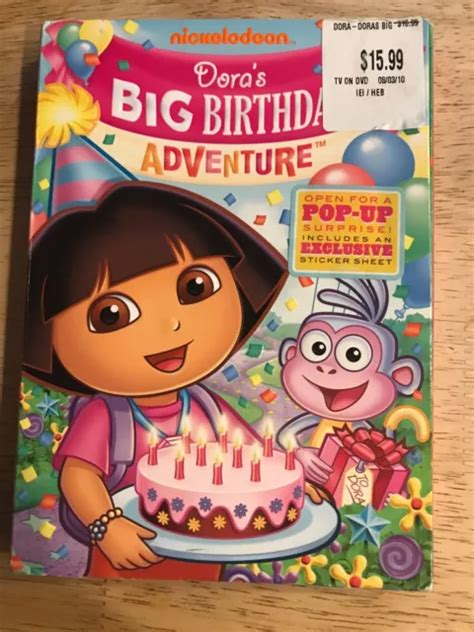 DORA THE EXPLORER Dora S Big Birthday Adventure Dvd Pop Up PicClick