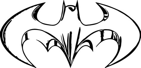 Batman Outline Drawing Free Download On Clipartmag