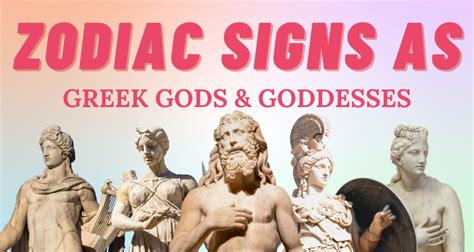 Zodiac Signs As Greek Gods And Goddesses So Syncd