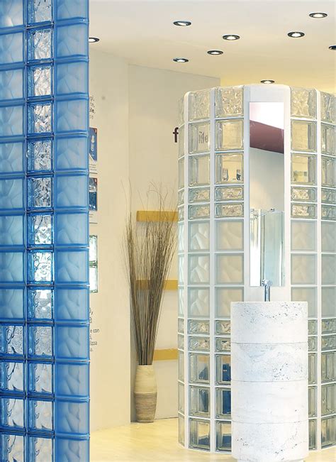 Glass Bricks And Textured 3d Architectural Pattern Glass Block