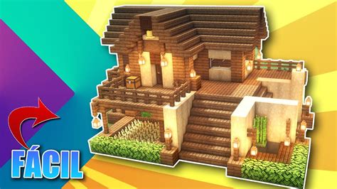 Como Hacer Una Casa En Minecraft Facil La Casa De Minecraft Es Facil