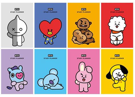 Bts Characters Names With Pictures ~ Bt21 Rj Character Characters Bts