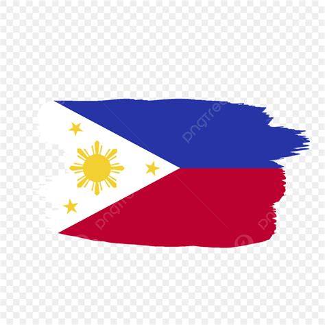 Flag Philippines Clipart Vector Watercolor Or Torn Flag Of Philippines